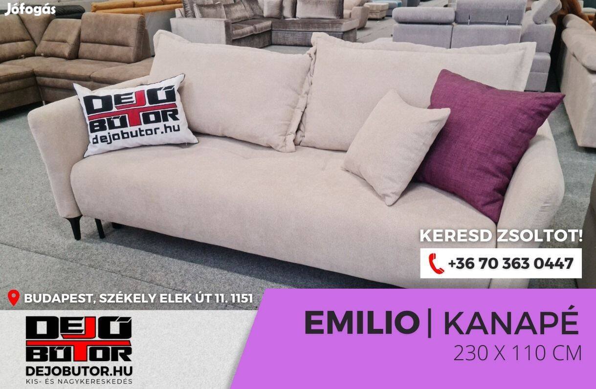 Emilio egyenes kanapé ülőgarnitúra 230x110 cm bútor pink