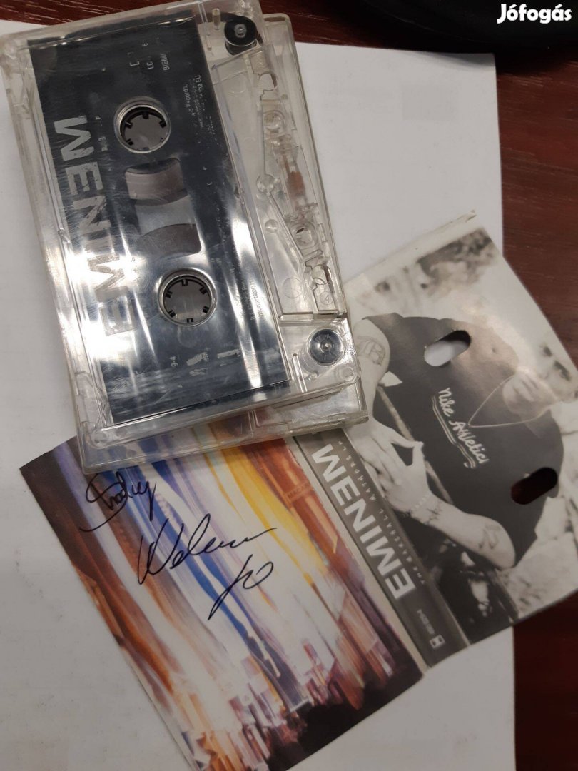 Eminem 2002 Marshall Mathers dedikalt magnokazetta magno