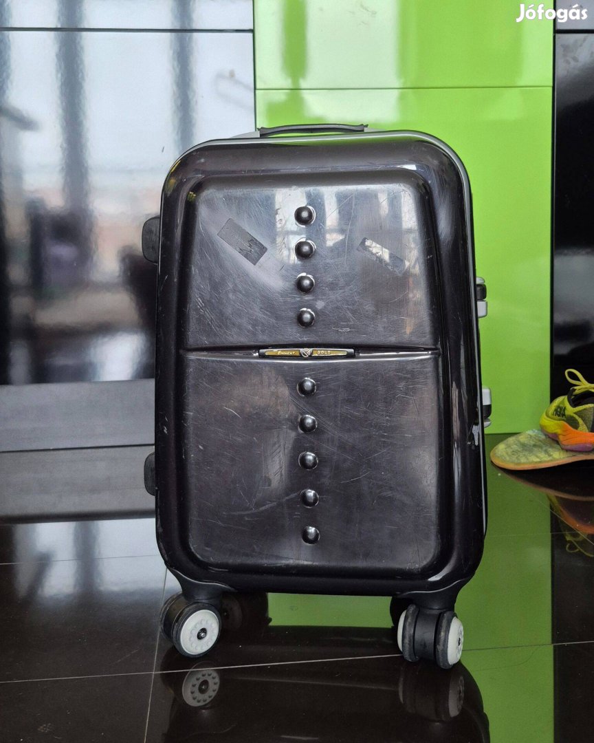 Eminent Gold. 55x40x23 cm, gurulós bőrönd, utazós bőrönd