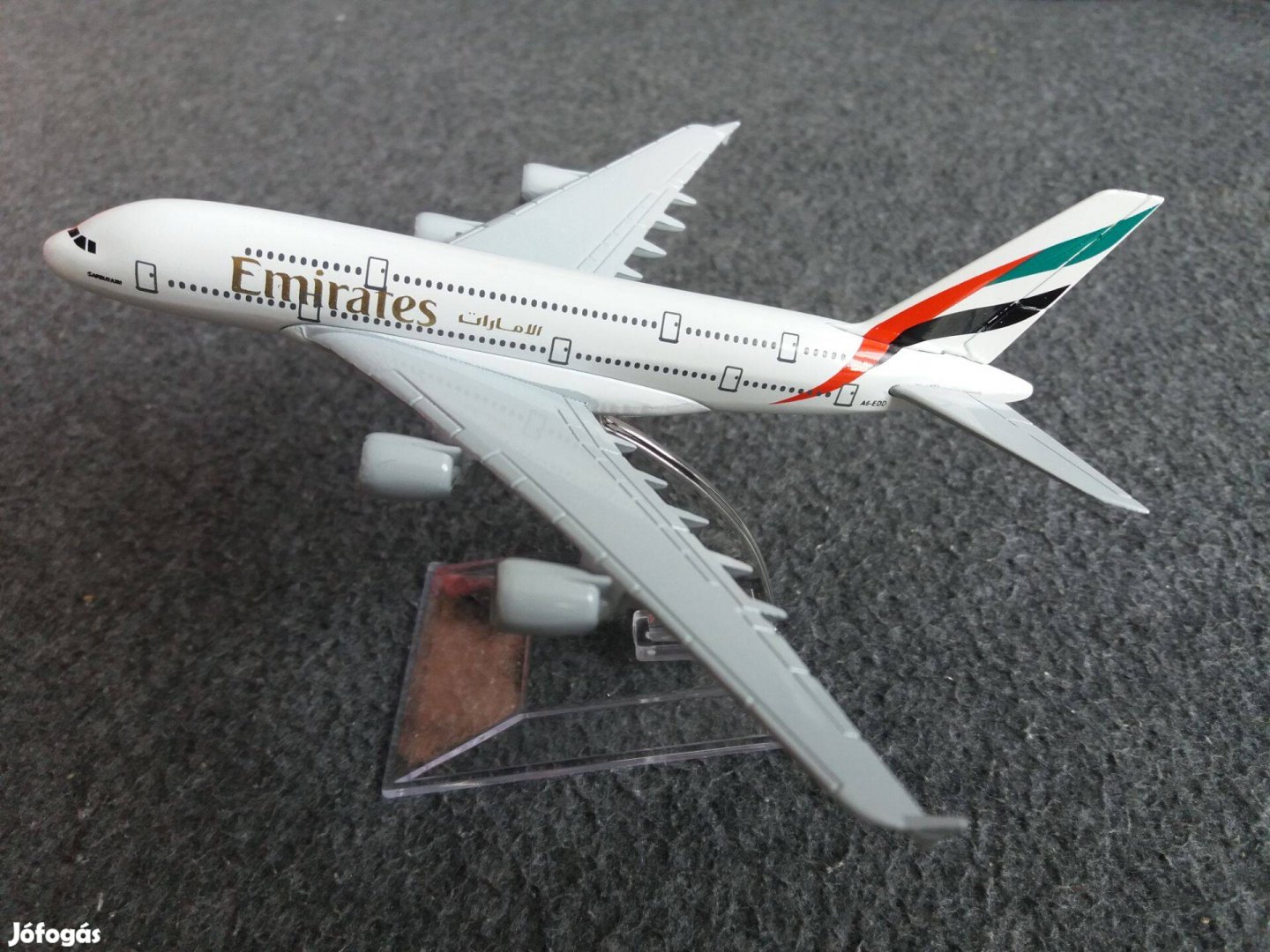 Emirates Airbus A380 fém repülőgép modell! Új!