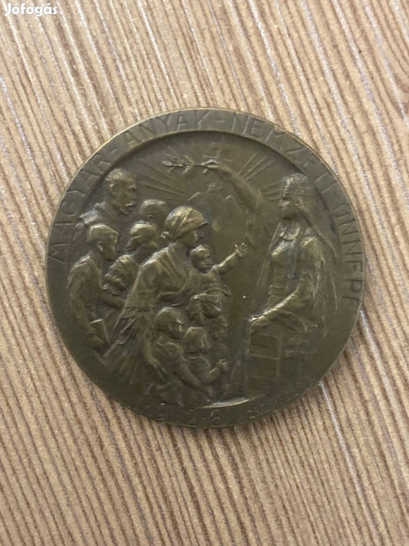 Emlékérem Magyar anyák nemzeti ünnepe 1926