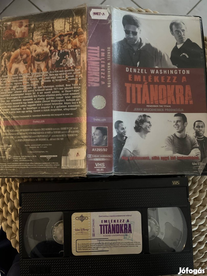 Emlékezz a titánokra vhs