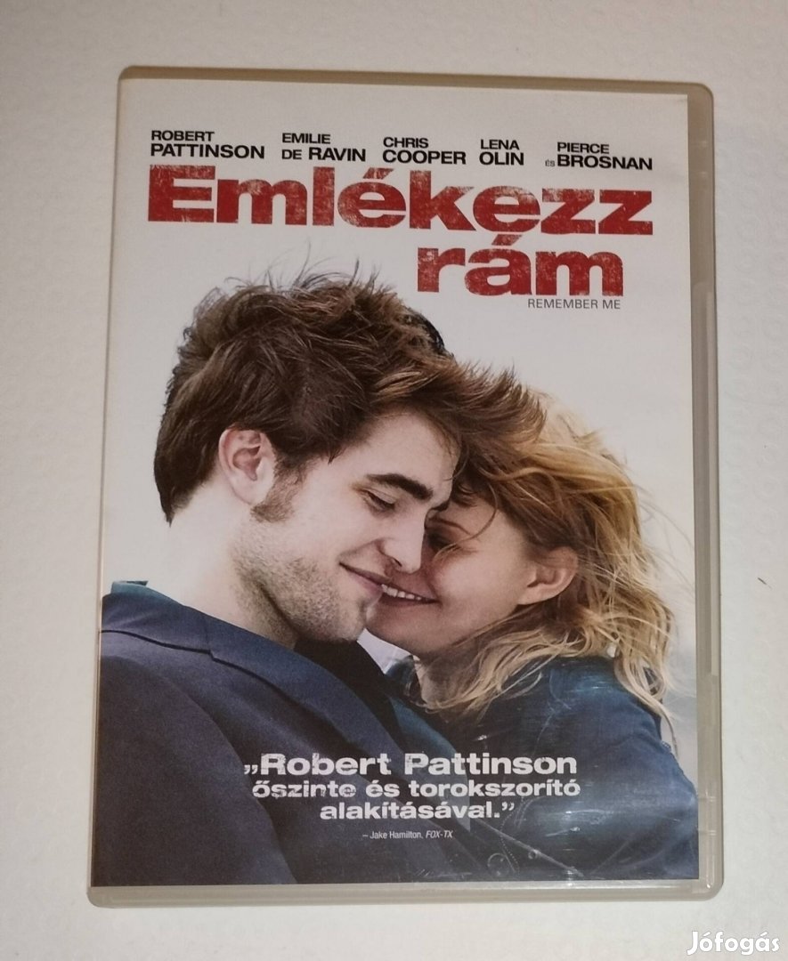 Emlékezz rám dvd Robert Pattinson 