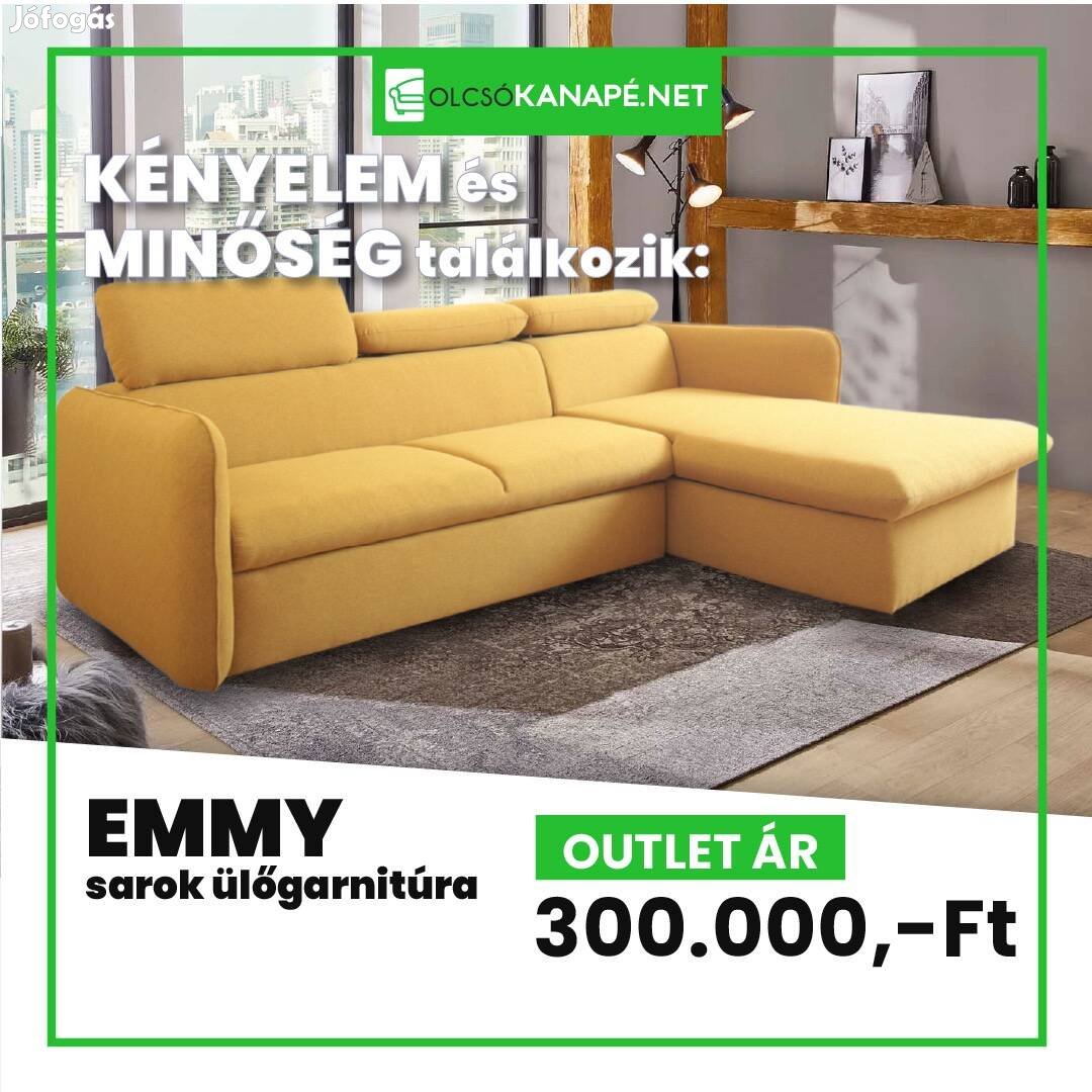 Emmy sarok ülőgarnitúra kanapé Butor 