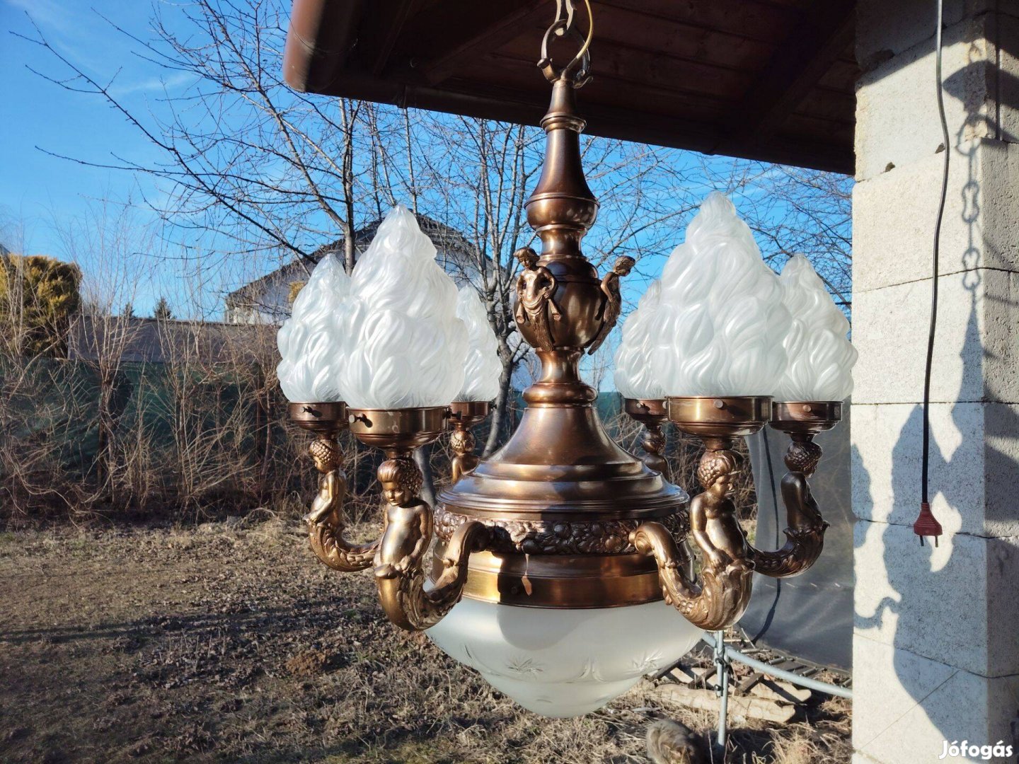Empire felújított 6 karos csillár eladó