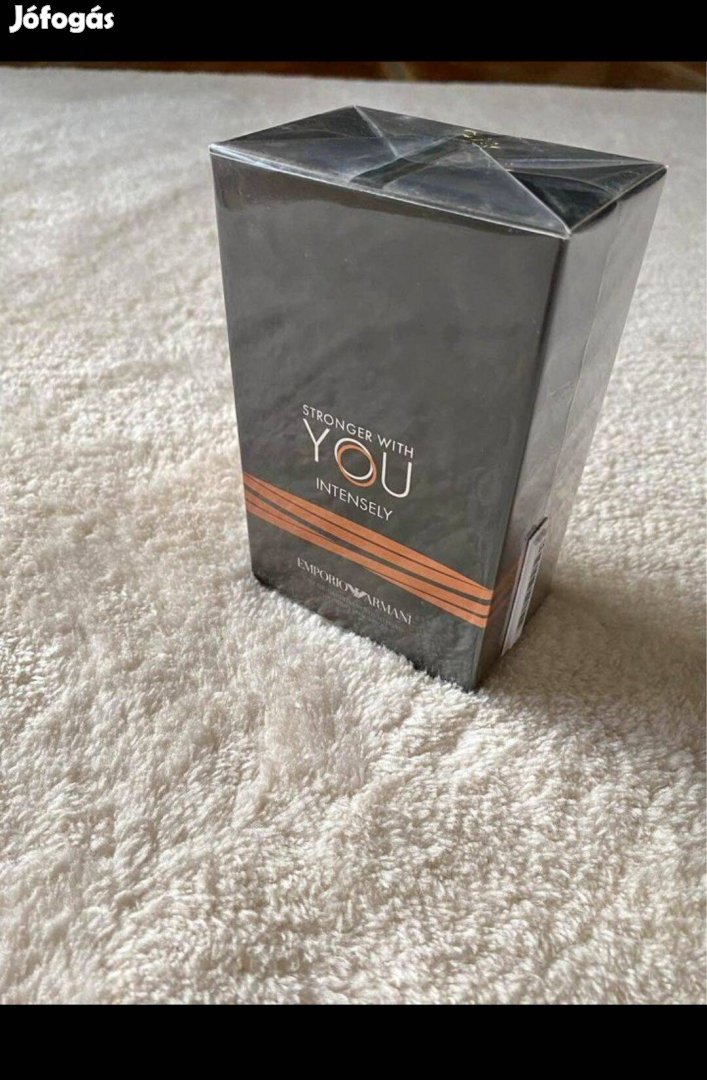 Emporio Armani Stronger with you intensely 100ml új bontatlan parfüm