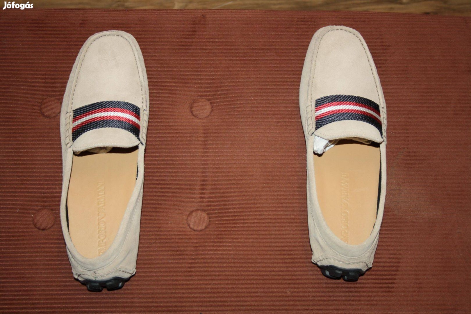 Emporio Armani eredeti férfi cipő 41 es man loafer. 26,5cm, Dobozban