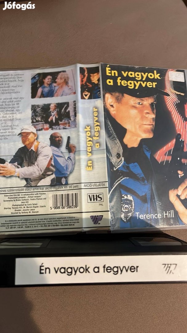 Én vagyok a fegyver vhs kazetta Terence Hill