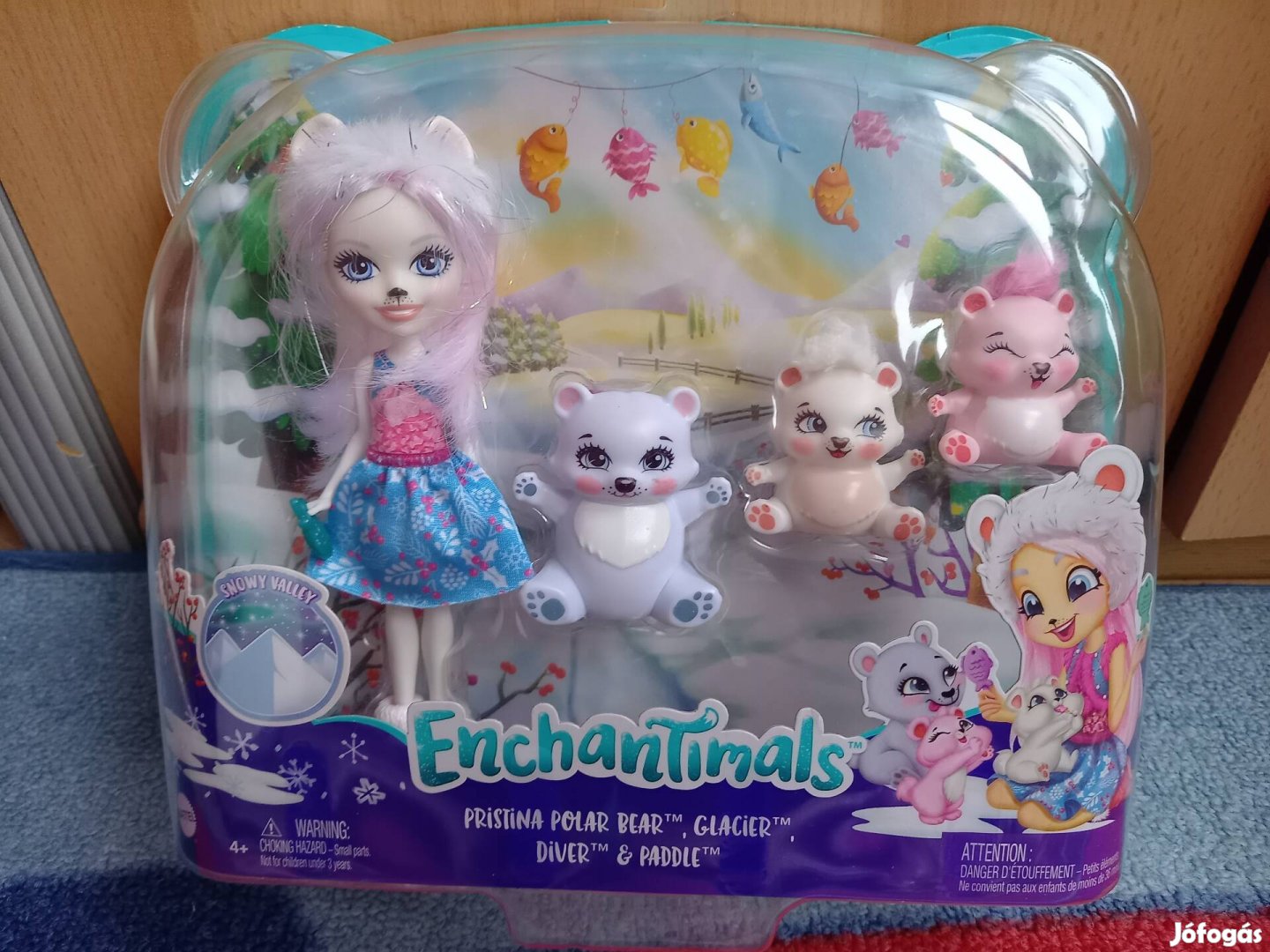 Enchantimals Pristina Polar bear első kézből dobozában 