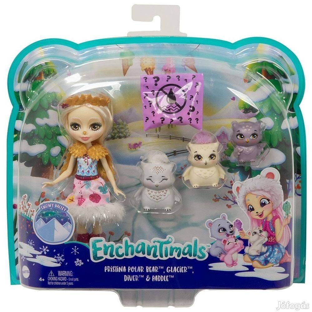 Enchantimals: Odele Owl & Cruise játékszett kisállatokkal
