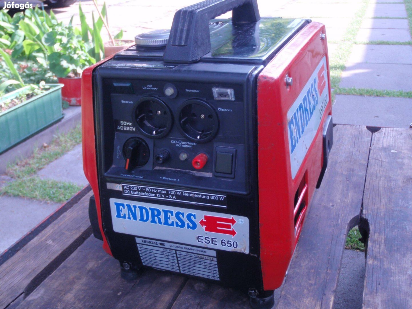Endress ESE 650 aggregátor/220 V/650 W/