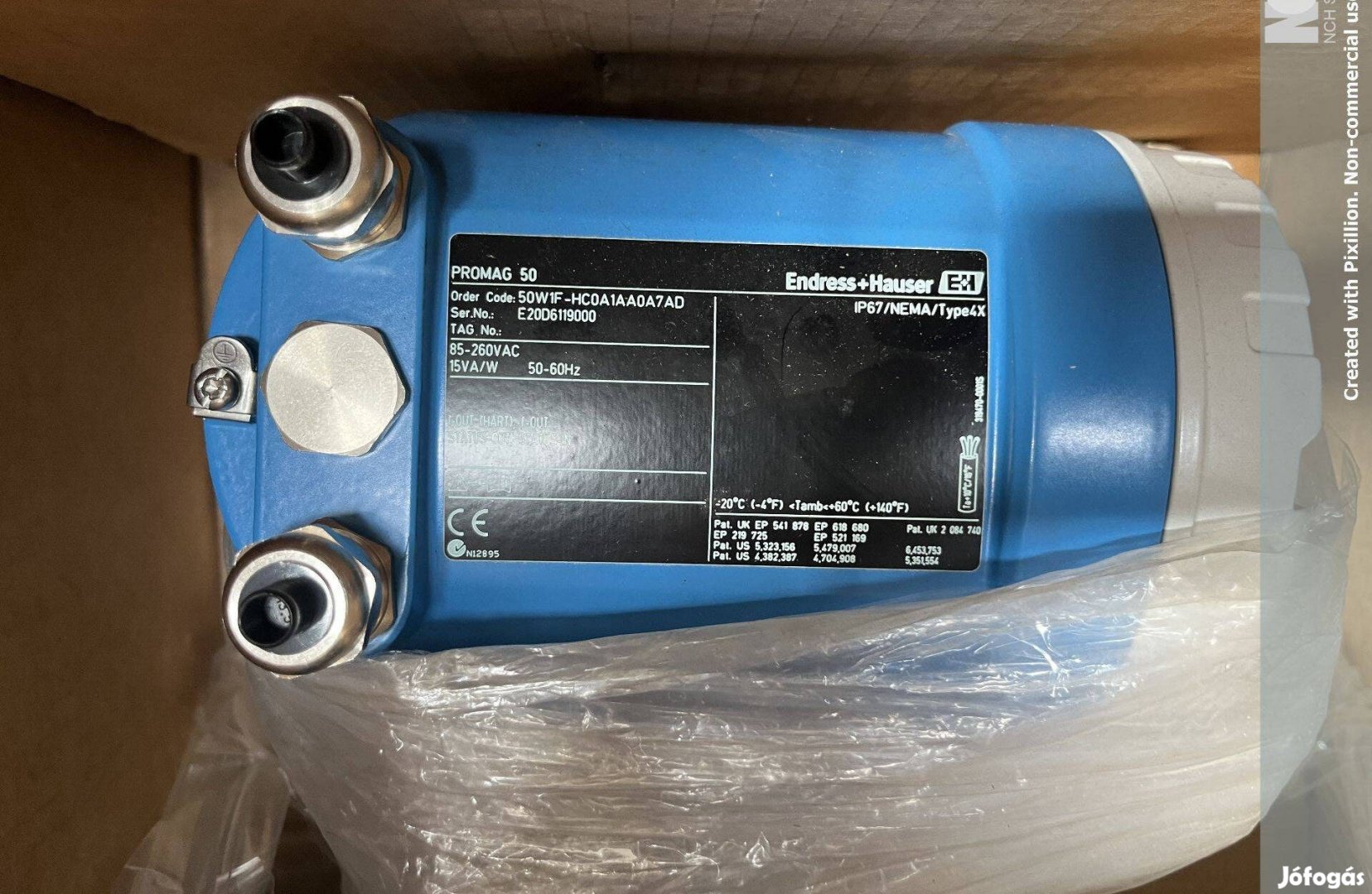 Endress+Hauser Promag 50W áramlásmérő, átfolyásmérő (AB0164)