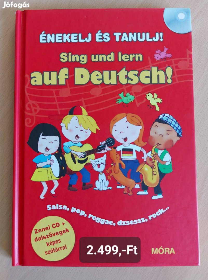 Énekelj és tanulj németül - daloskönyv CD vel gyerekeknek