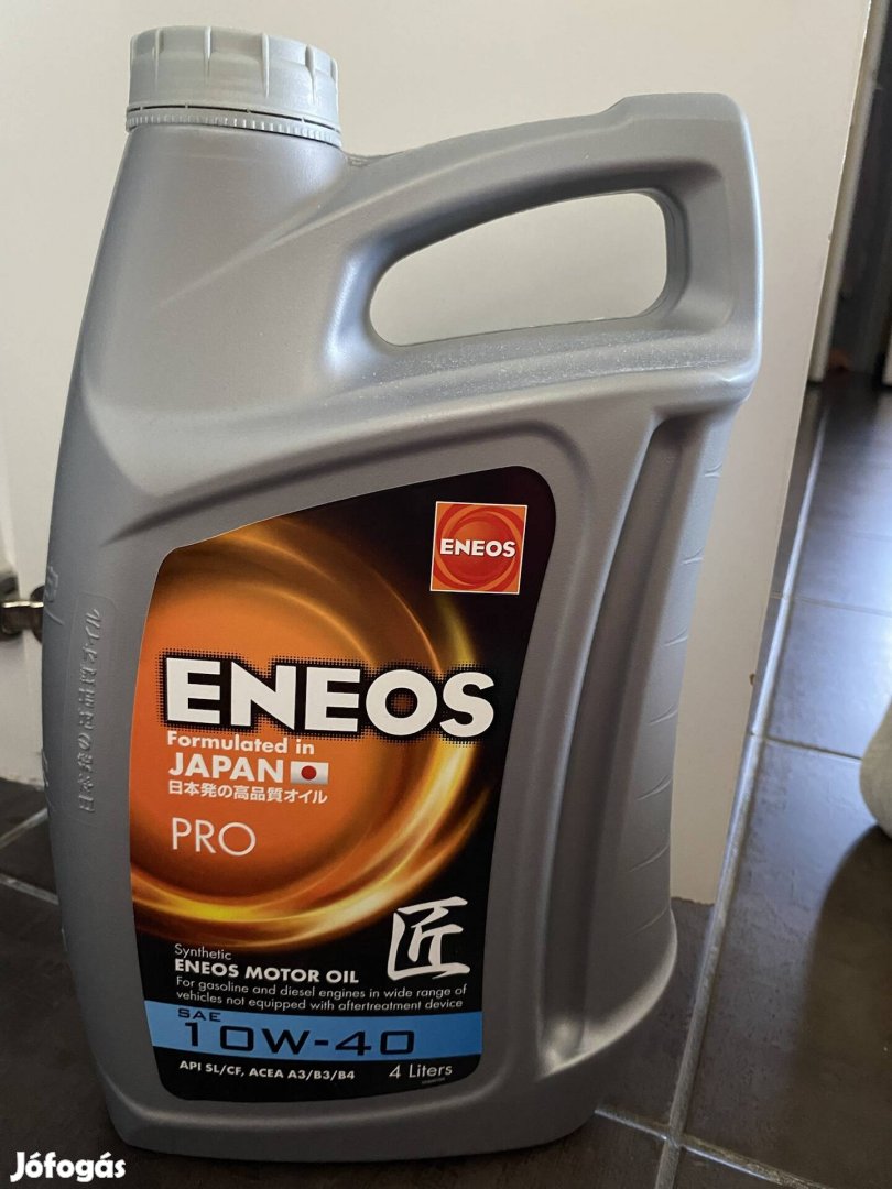 Eneos 10w 40 motorolaj bontott 3 liter