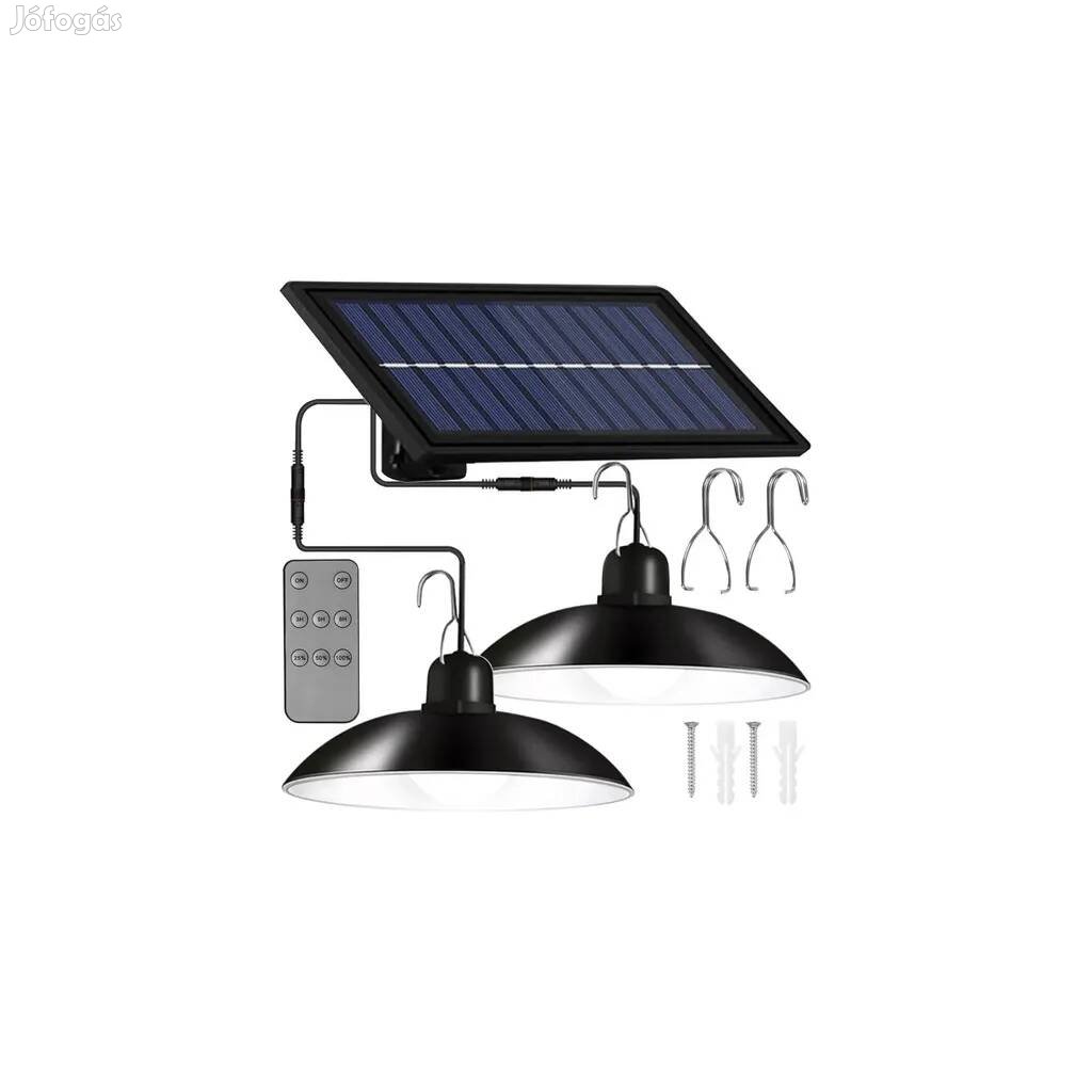 Energiatakarékos Kettős Napelemes LED Lámpa - A Fenntartható Világít