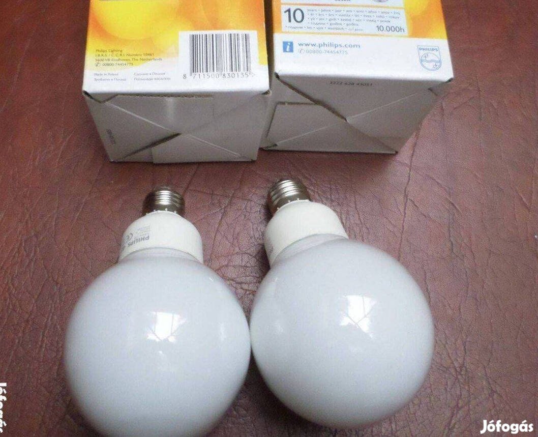 Energiatakarékos lámpa égő gömb izzó Új Philips