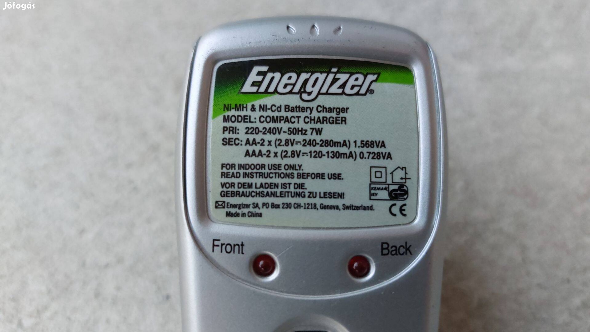 Energizer elemtöltő eladó