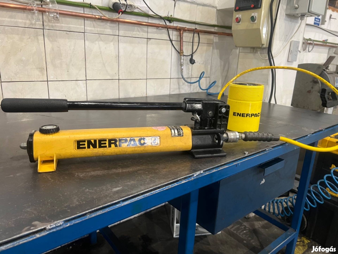 Enerpac 50T munkahenger és pumpa