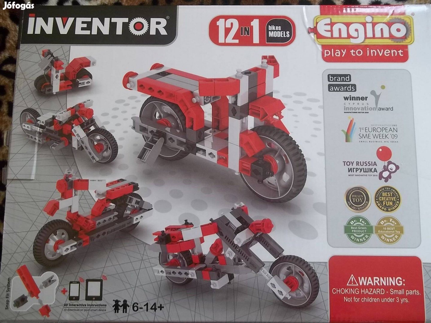 Engino Inventor - 12 az 1-ben motorok építőjáték