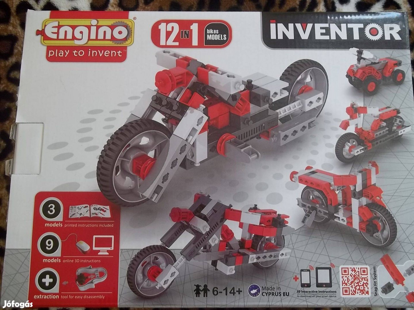 Engino Inventor - 12 az 1-ben motorok építőjáték