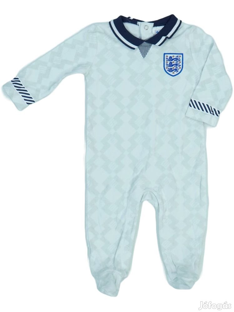 England Új (címkés) Fiú Hosszú ujjú rugdalózó (Méret: 68)