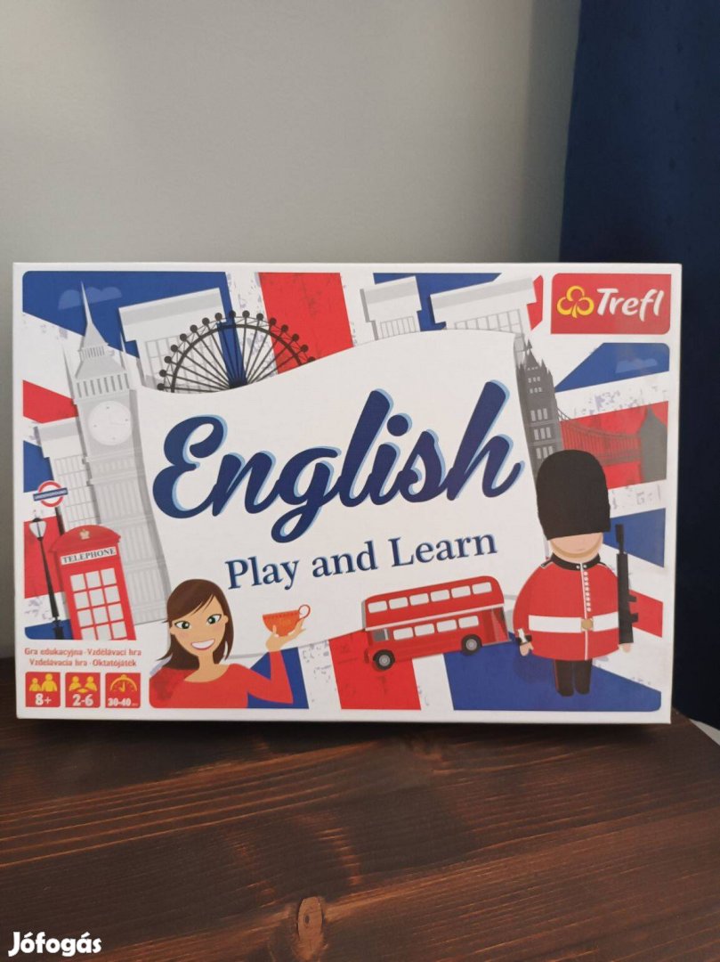 English play and learn társasjáték (nem használt, alkuképes!)