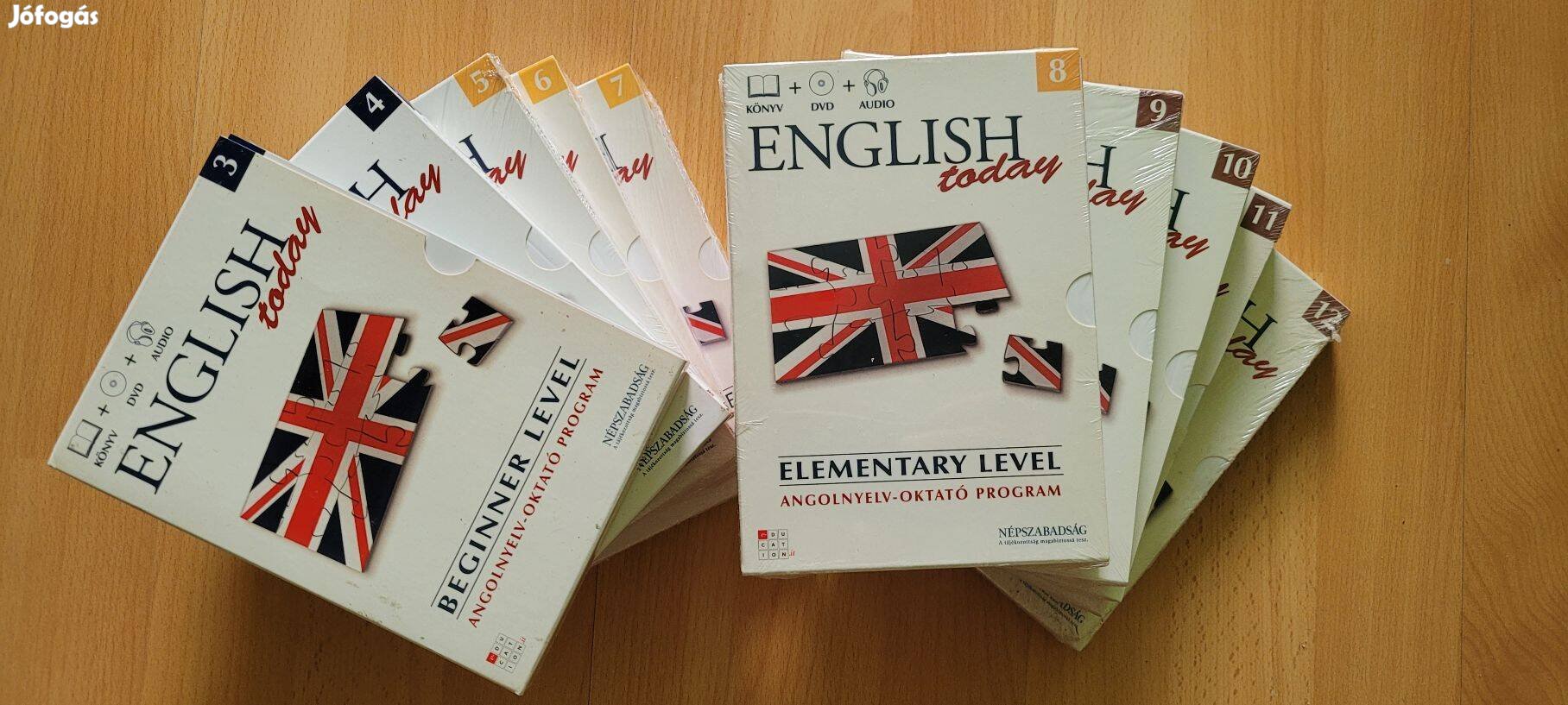 English today angol nyelvtanuló csomag, 3-12. rész