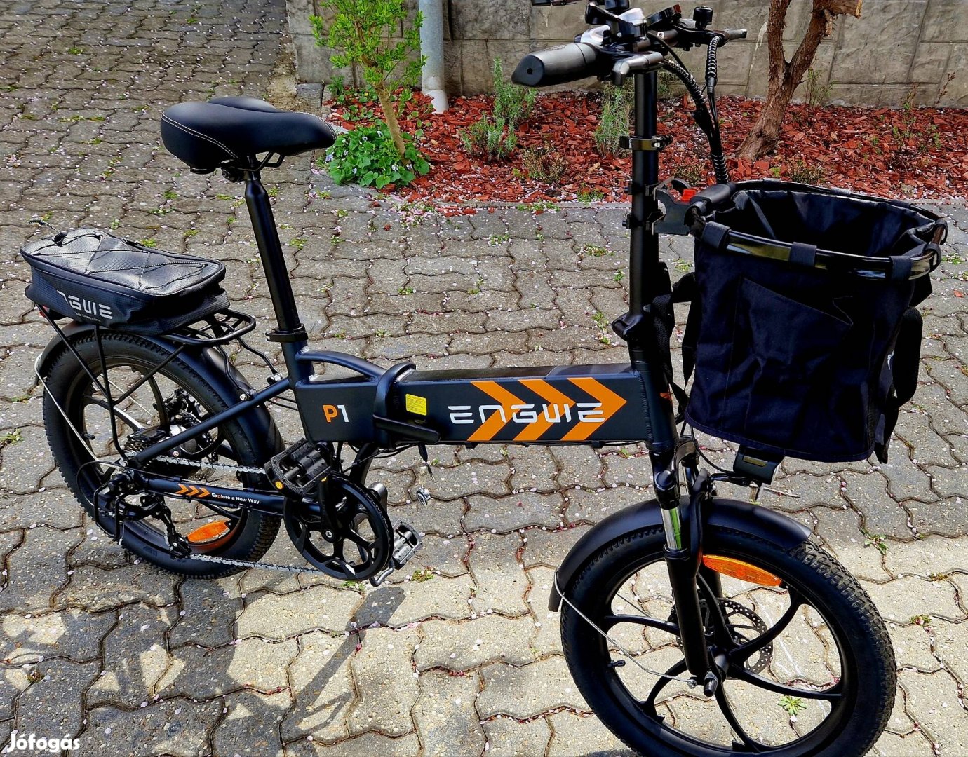 Engwee P1 gyönyörű új összecsukható 20 elektromos kerékpár