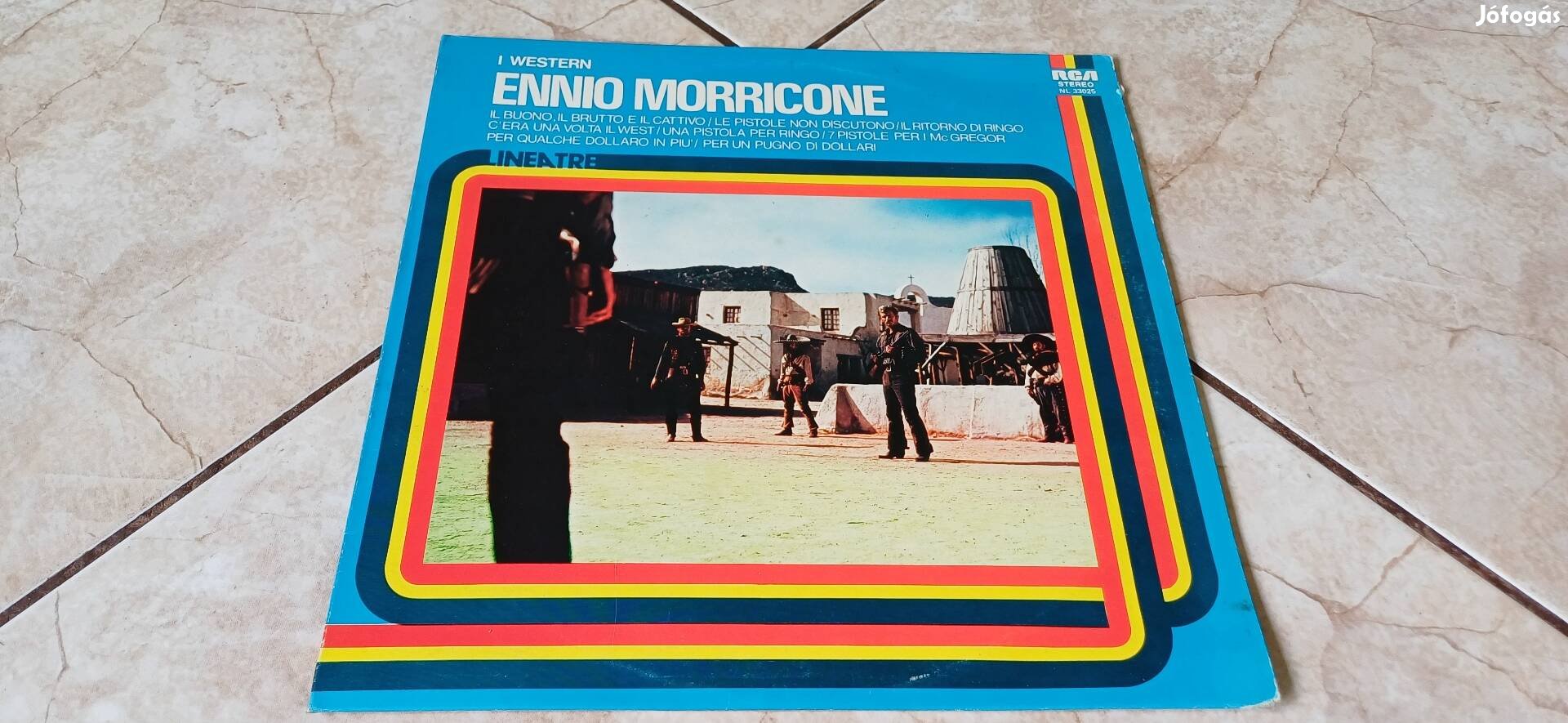Ennio Morricone bakelit hanglemez lp vinyl