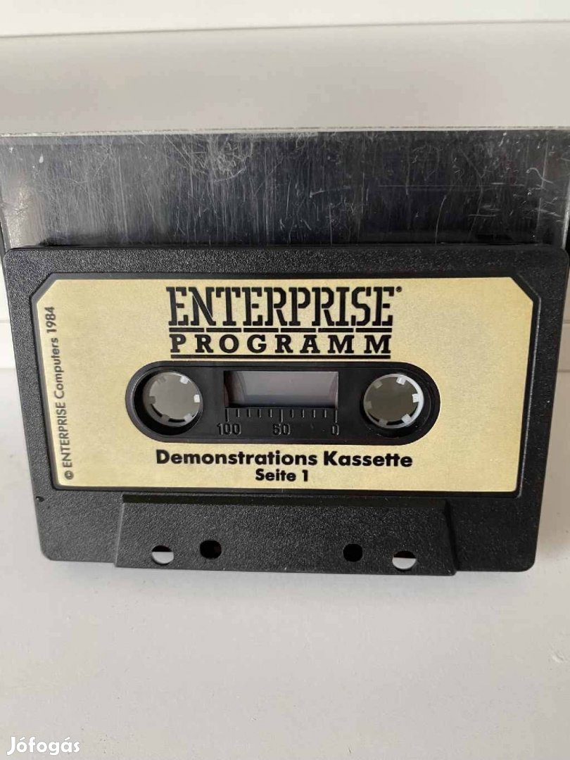 Enterprise 128 számítógéphez gyári demo programkazetta