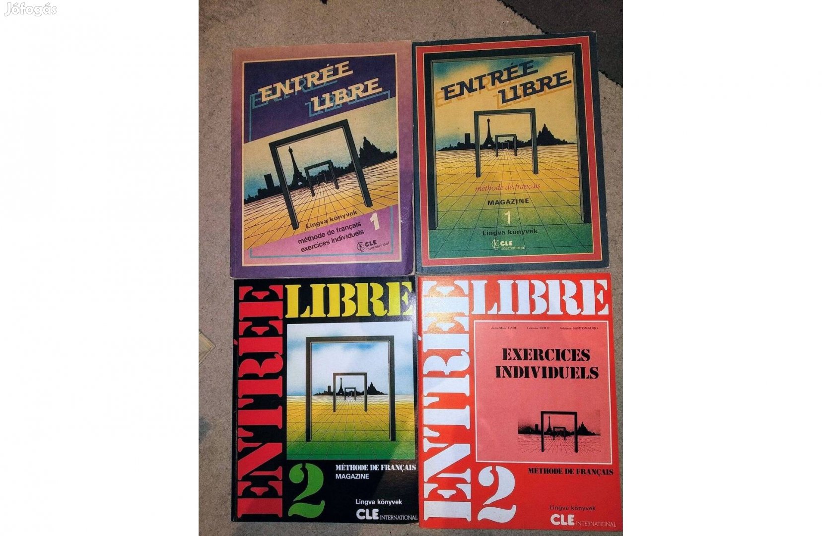 Entree Libre 1 I-II francia nyelvkönyv Újszerű,Kitöltetlen