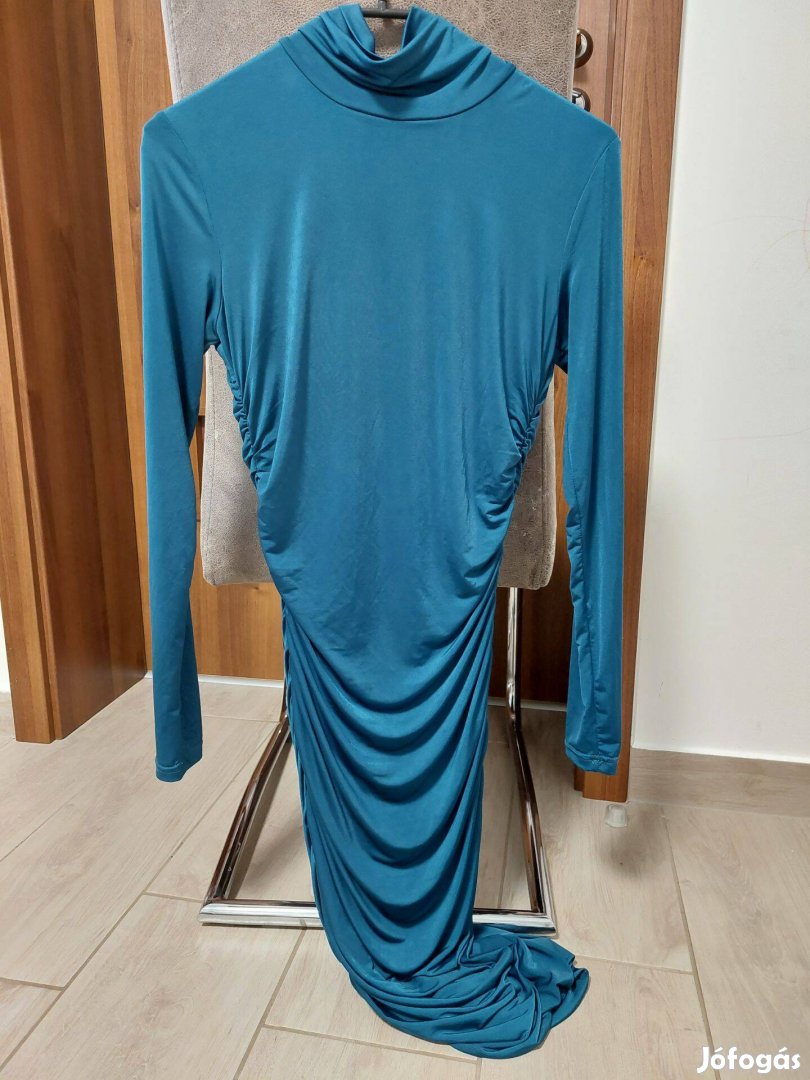 Envy új cimkés türkiz garbós húzott ruha