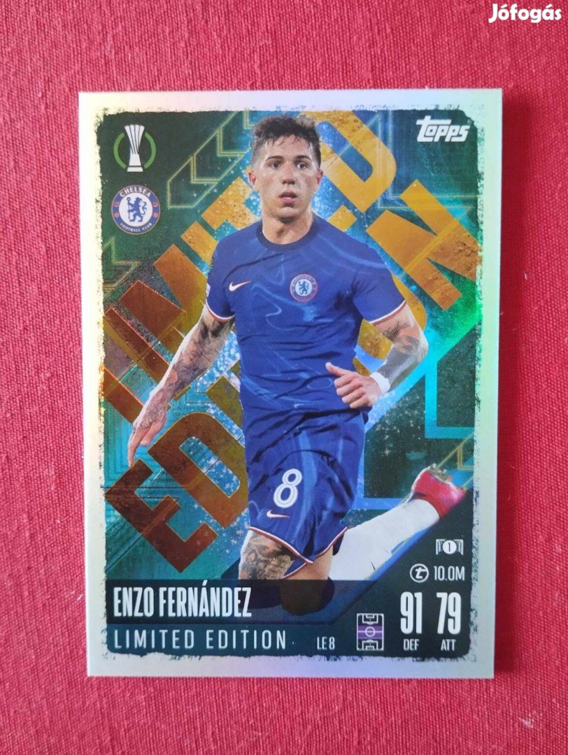 Enzo Fernandez (Chelsea) Bajnokok Ligája 2024 Limited focis kártya