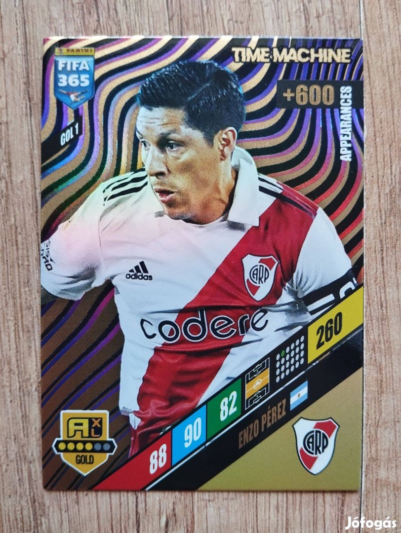 Enzo Perez (River Plate) FIFA 365 2024 GOLD Time Machine focis kártya