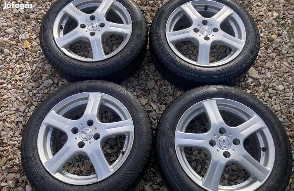 Enzo alufelni 4x100 Dunlop 175/60 R15 gumikkal