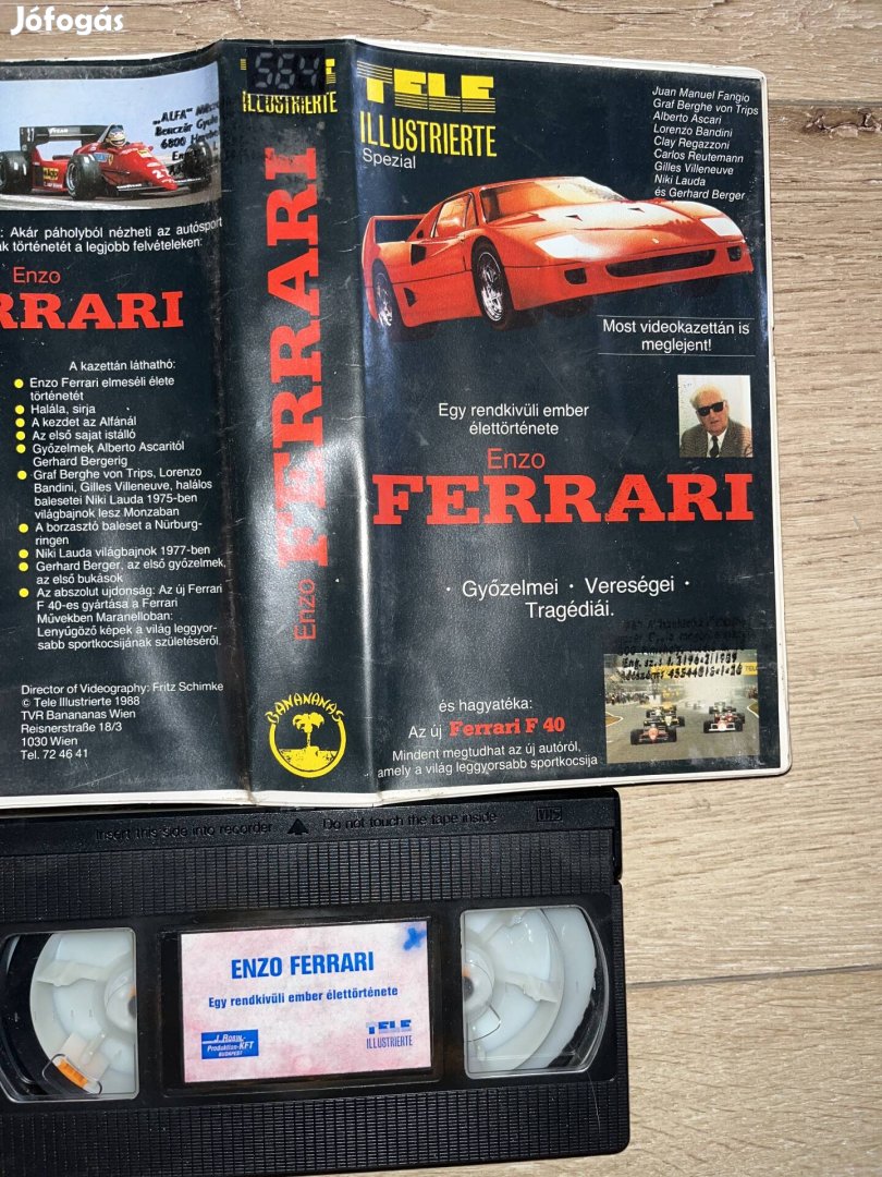 Enzo ferrari vhs.  