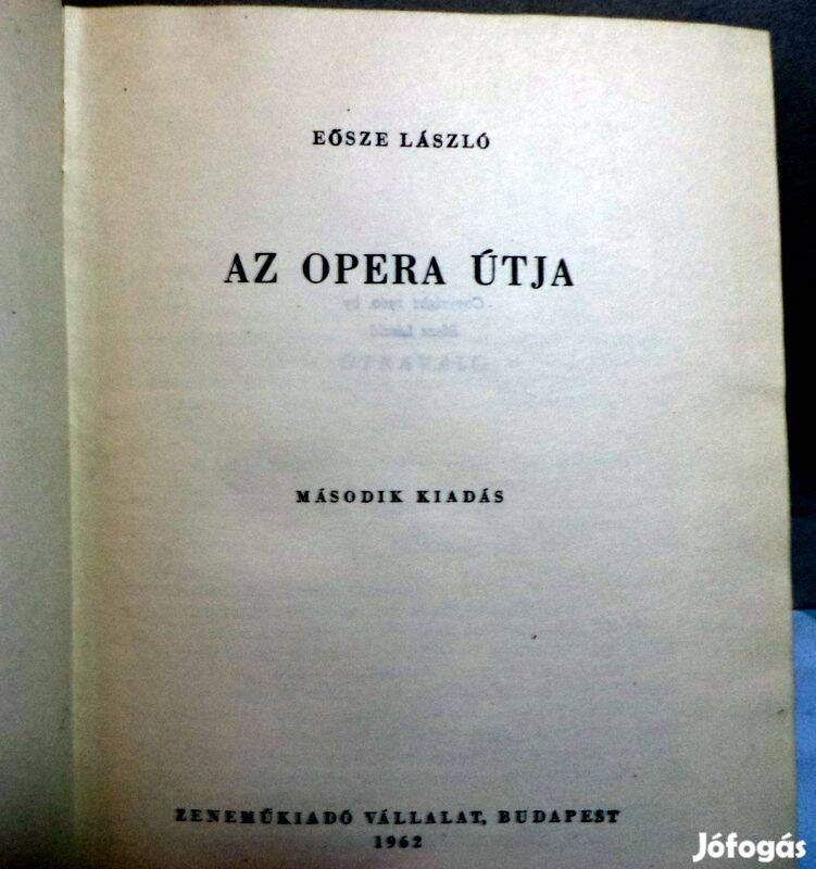 Eősze László: Az opera útja