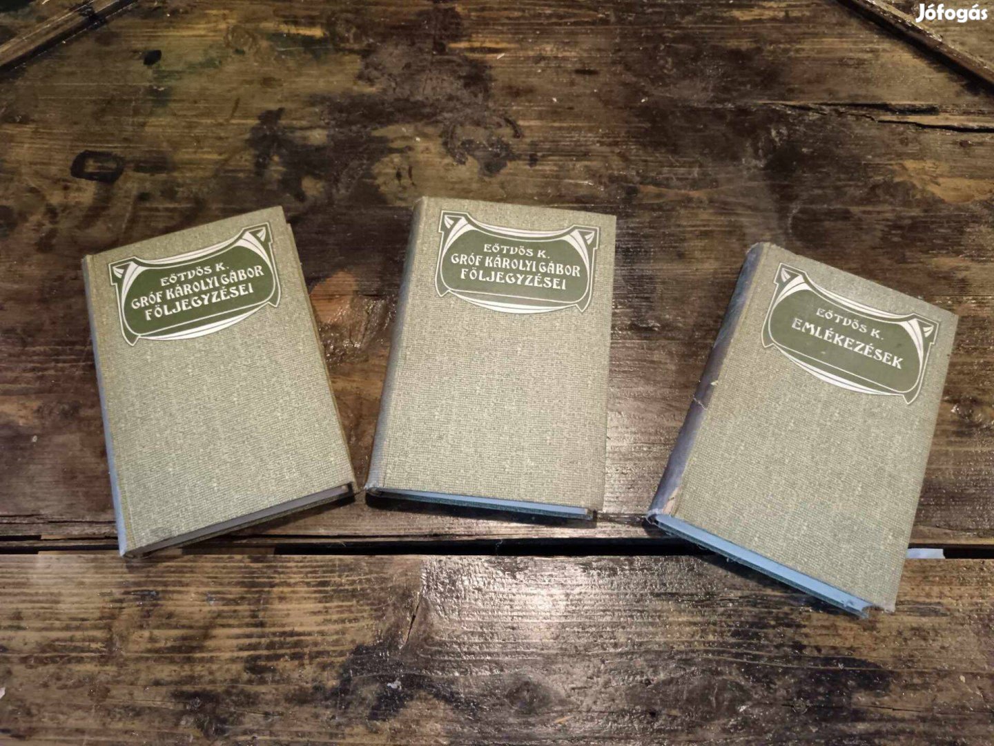 Eötvös Károly munkái, 3 köny az író munkáiból, 2 mű három