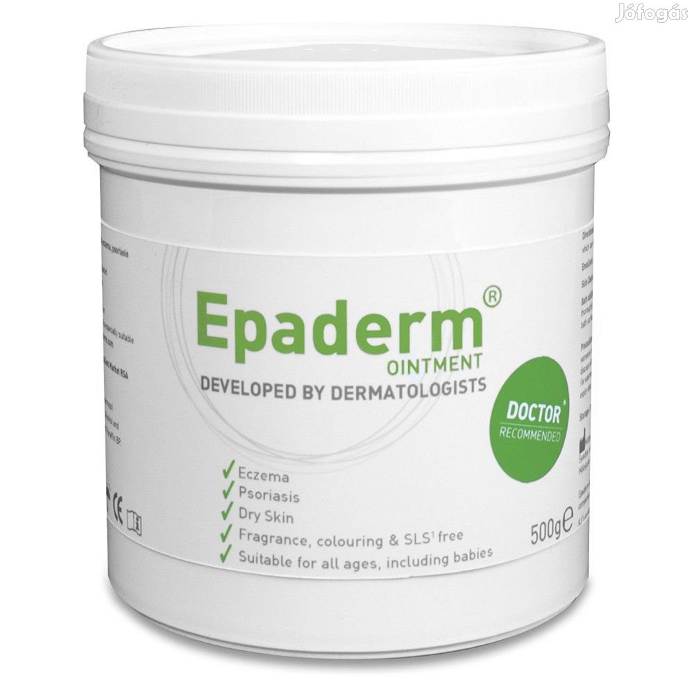 Epaderm Kenőcs 500g - lágyító, bőrtisztító és fürdő-adalék