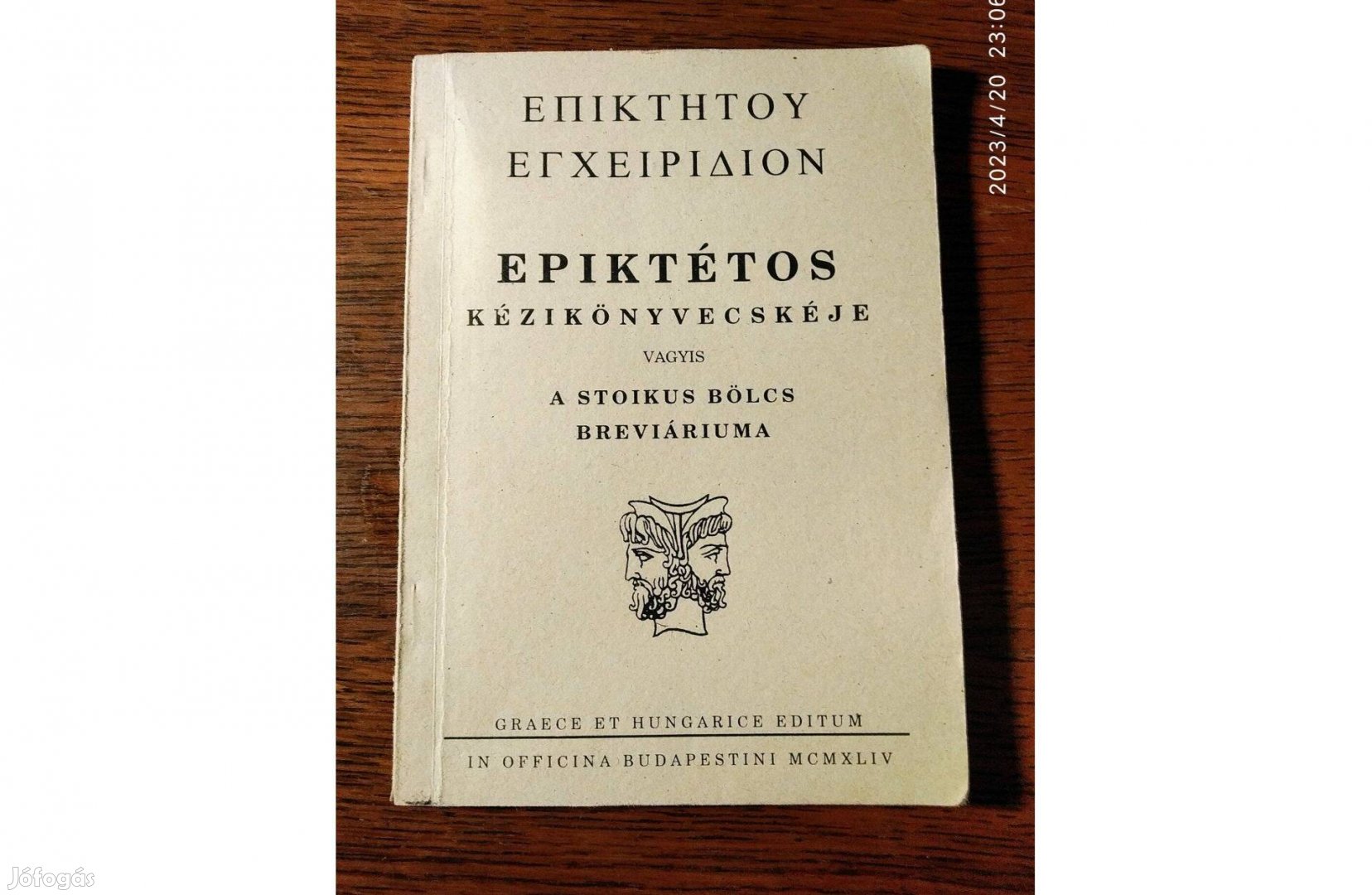 Epiktétos kézi könyvecskéje vagyis a stoikus bölcs breviárium