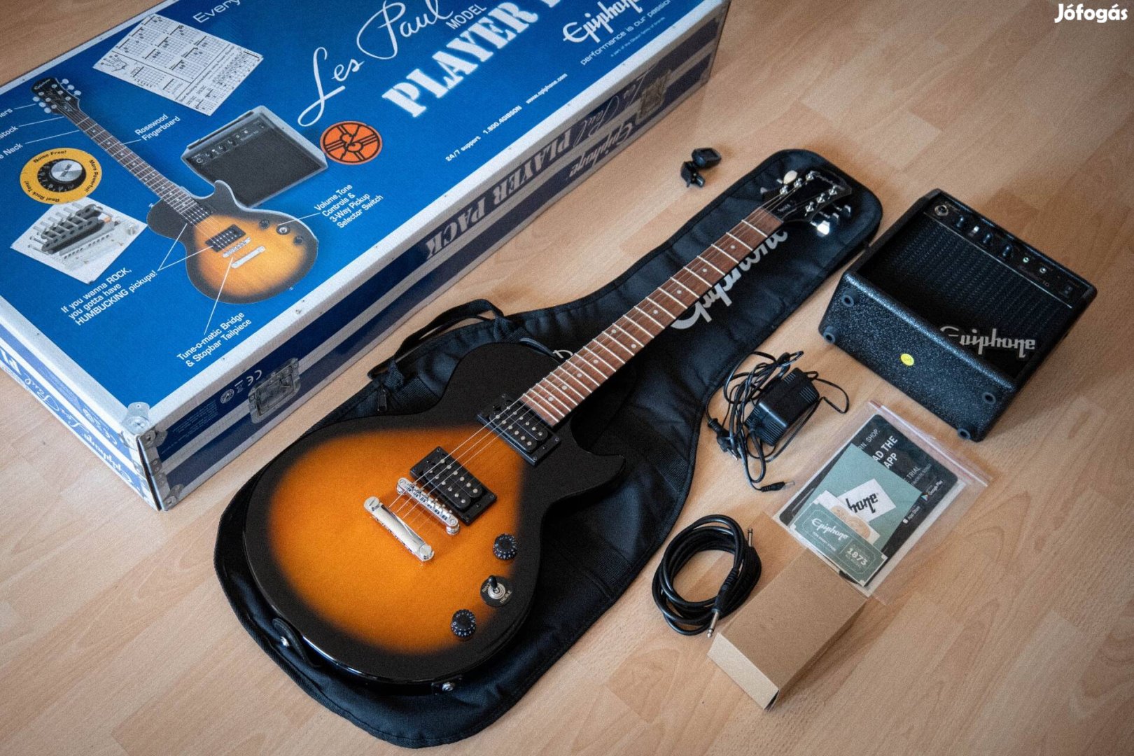 Epiphone Les Paul Player Pack elektromos gitár szett