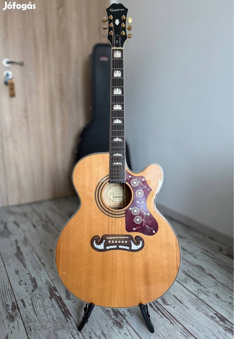 Epiphone ej200 Natural elektroakusztikus gitár