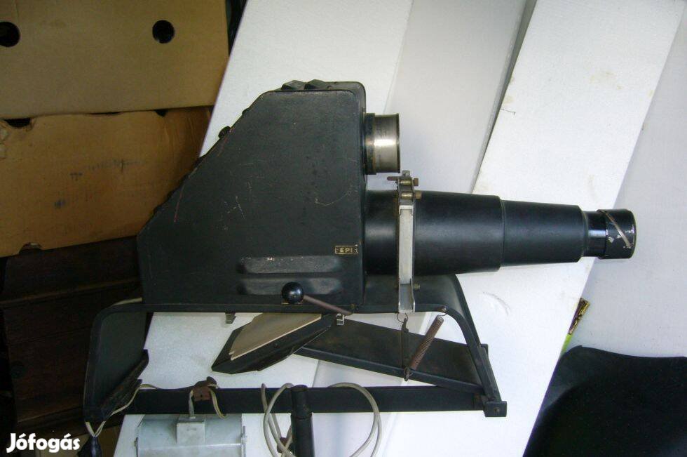 Episzkóp, vetítő, régi, német, diavetítő,