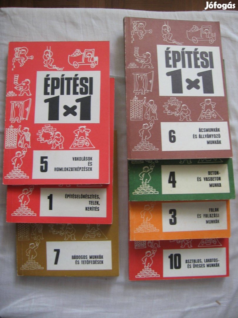 Építési 1 x 1, szakkönyvek, - könyv