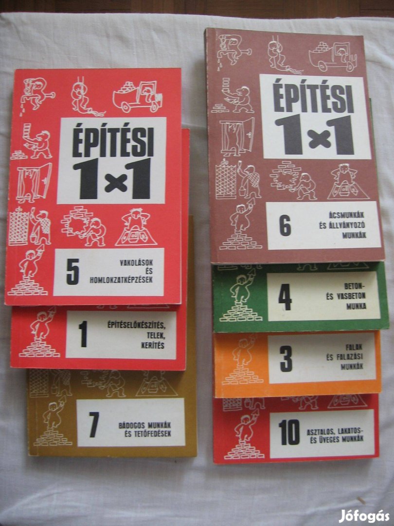 Építési 1 x 1, szakkönyvek, könyv