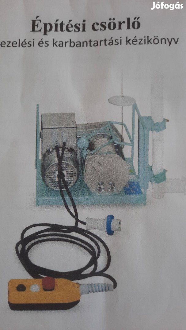 Építési csörlő, használt, AP 150