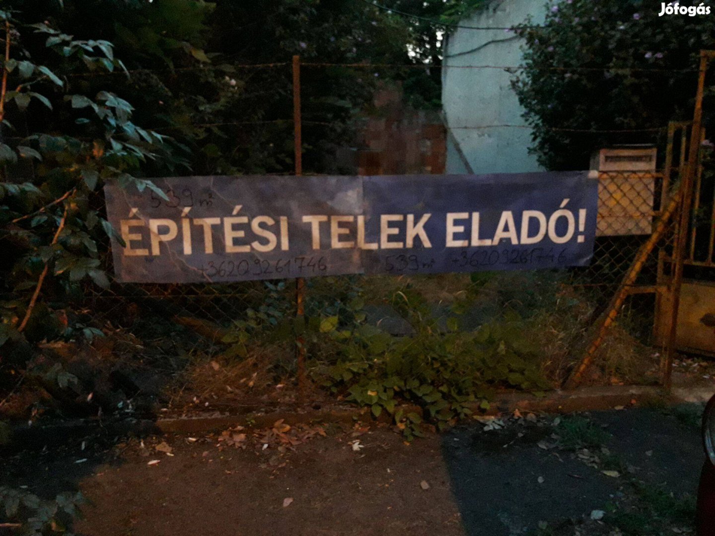 Építési telek, Ganztelep