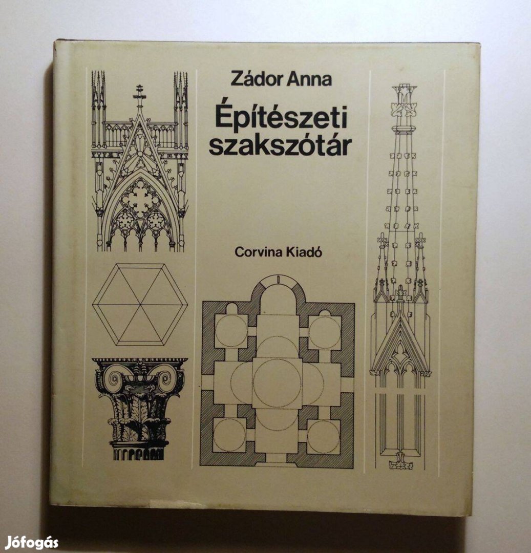 Építészeti Szakszótár (Zádor Anna) 1984 (10kép+tartalom)