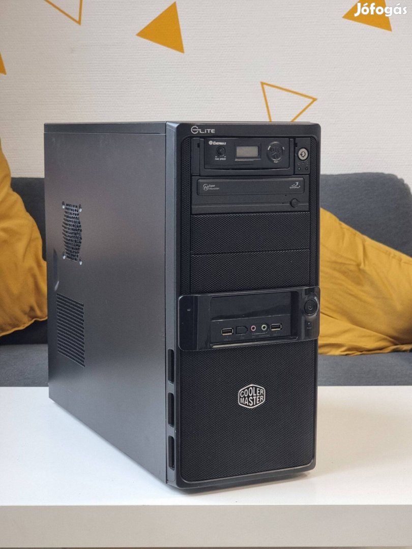 Épített Coolermaster PC kisebb játékokra ~i7-3770K / RX 5300 3GB