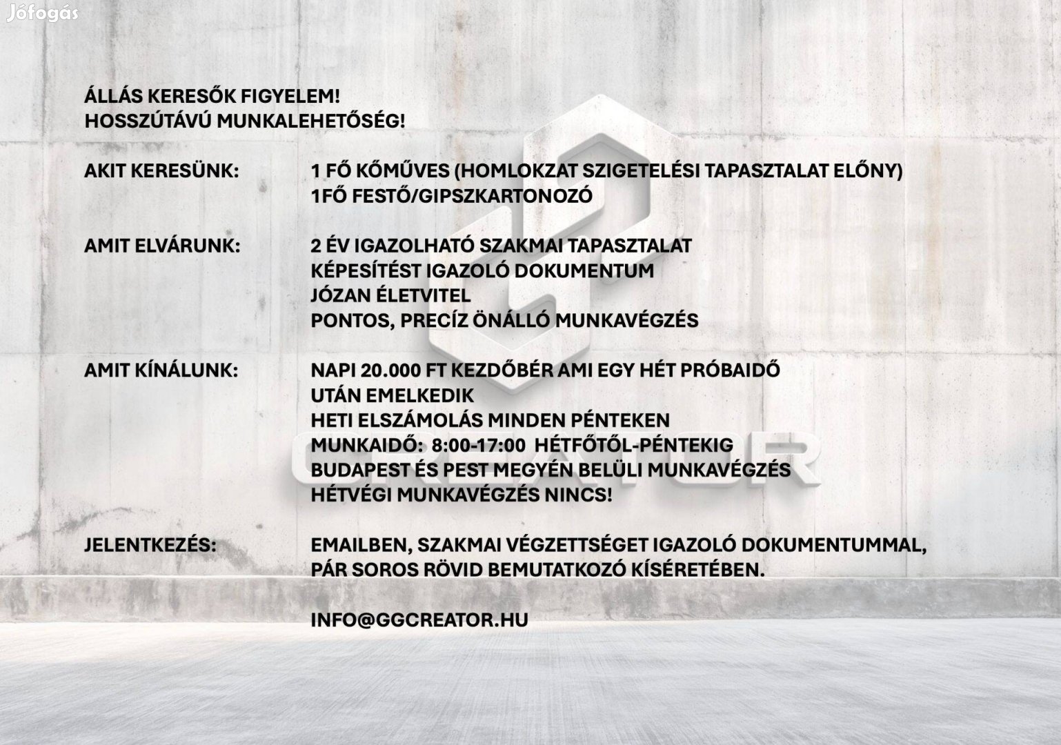 Építőipari szakmunka